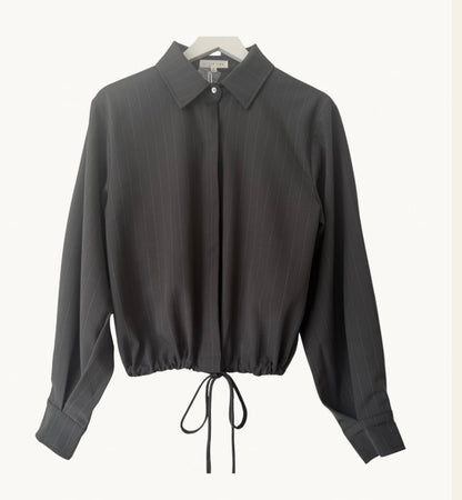 Penelope Tie Bomber Shirt