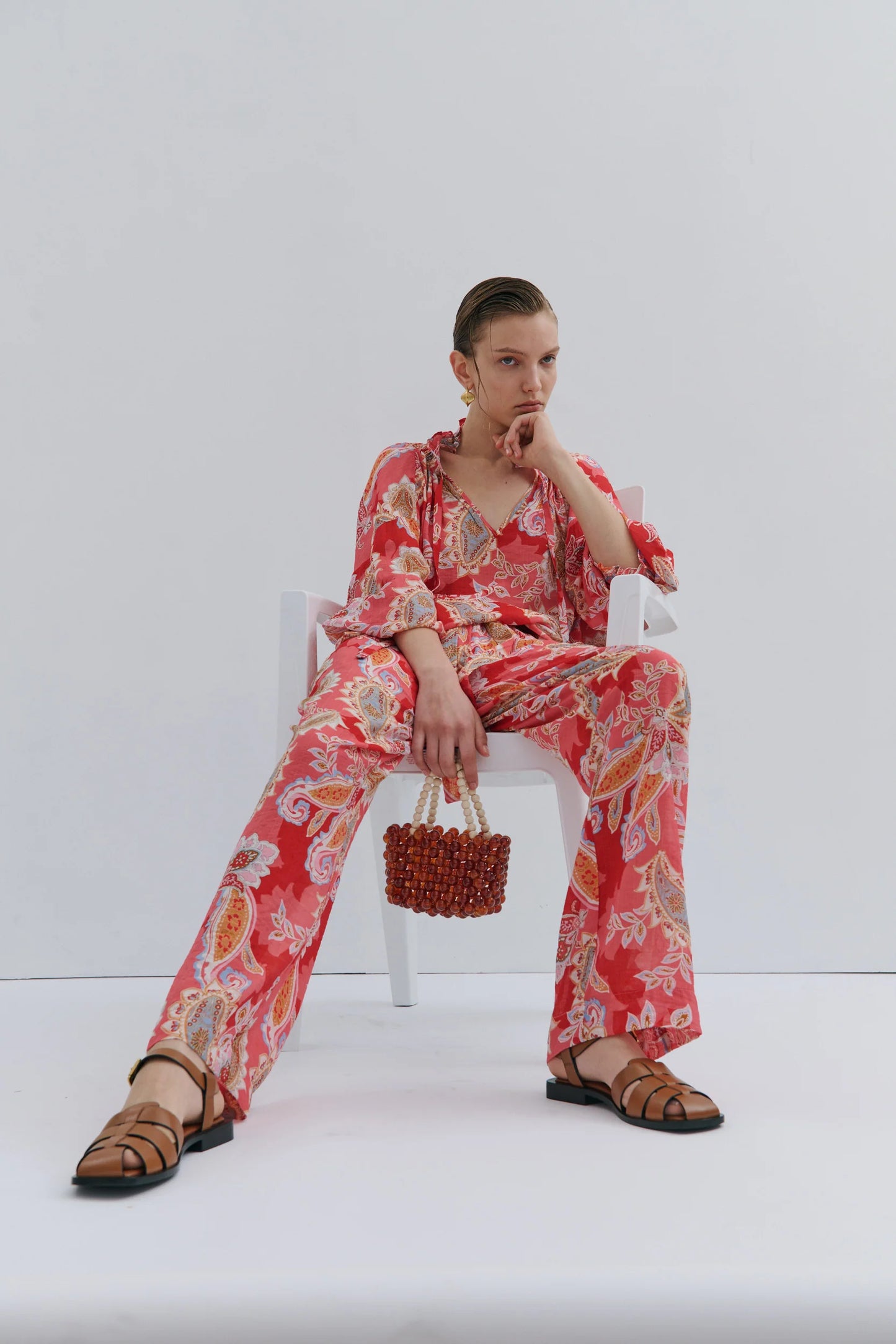 Maevarii Poets Blouse Queen of Hearts