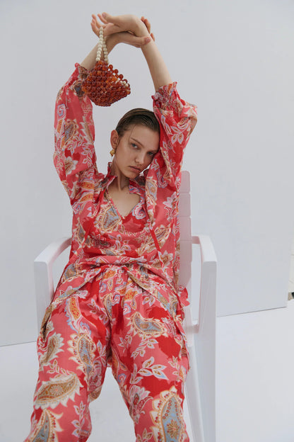 Maevarii Poets Blouse Queen of Hearts