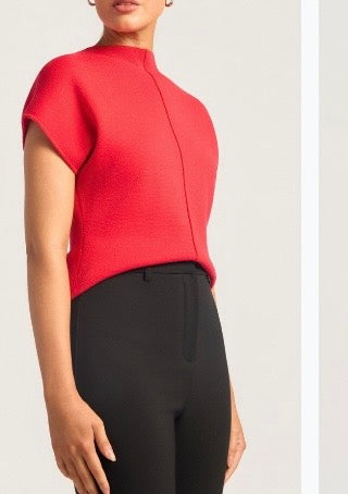 Emily Knit Top in Red