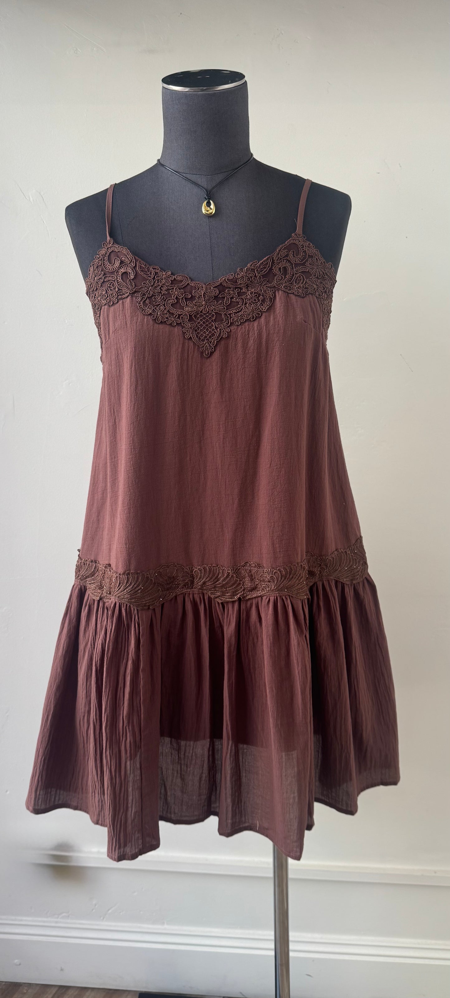 Nicolette Chocolate Midi Dress