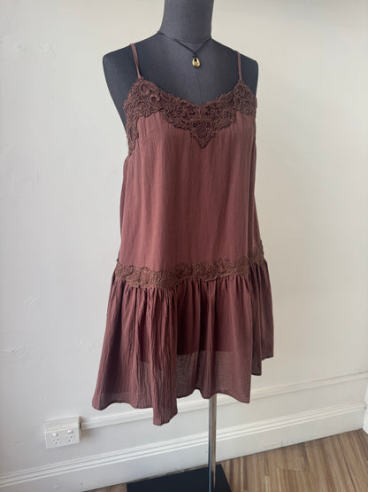Nicolette Chocolate Midi Dress