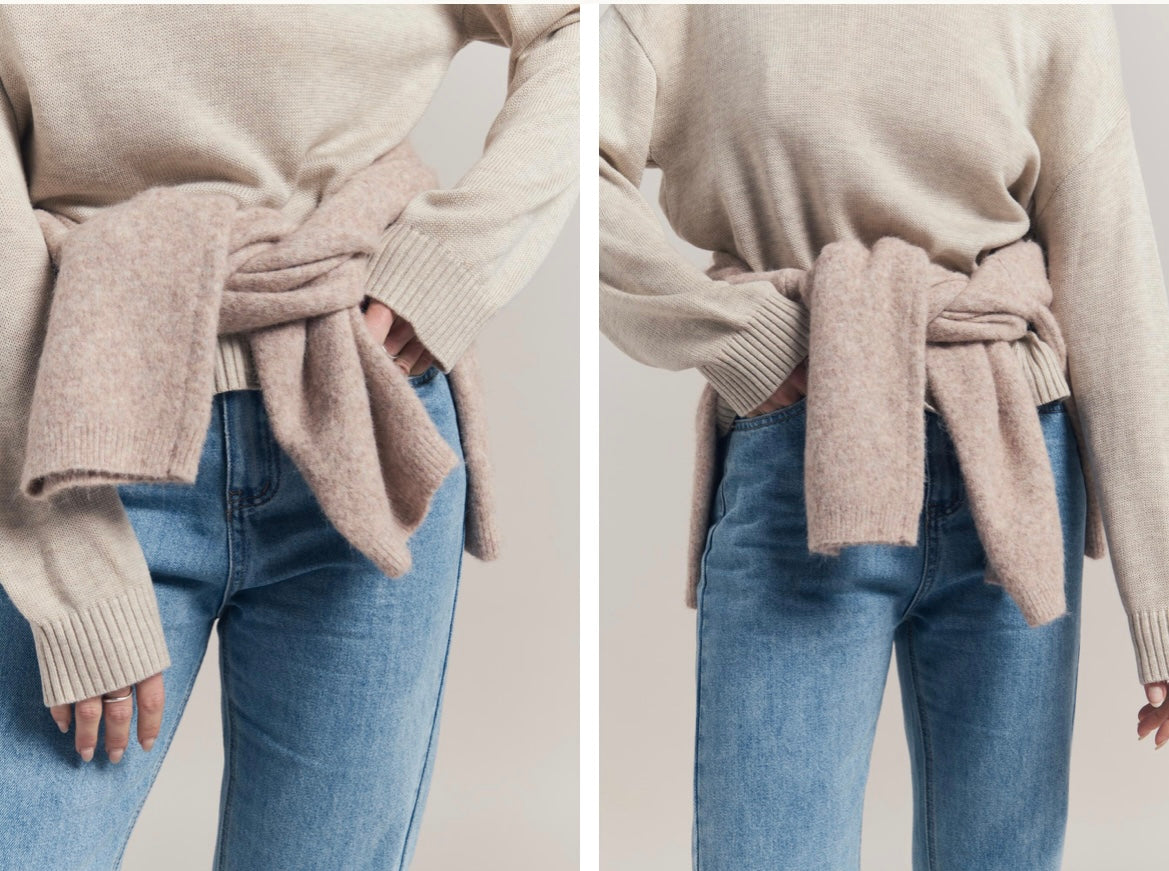 Little Lies Victoria Jumper in Beige