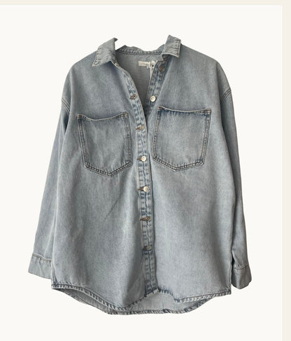 Little Lies Roxie Denim Shacket
