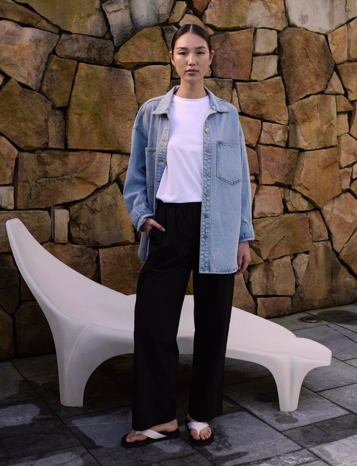 Little Lies Roxie Denim Shacket