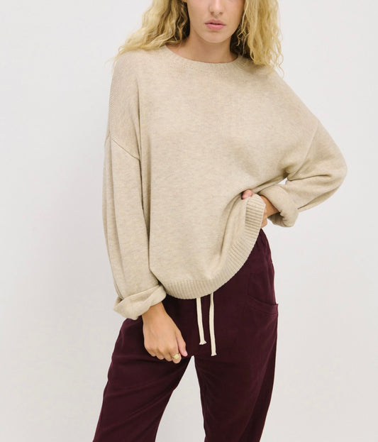 Little Lies Victoria Jumper in Beige