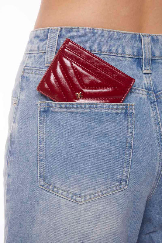Izzy Card Holder in Cherry
