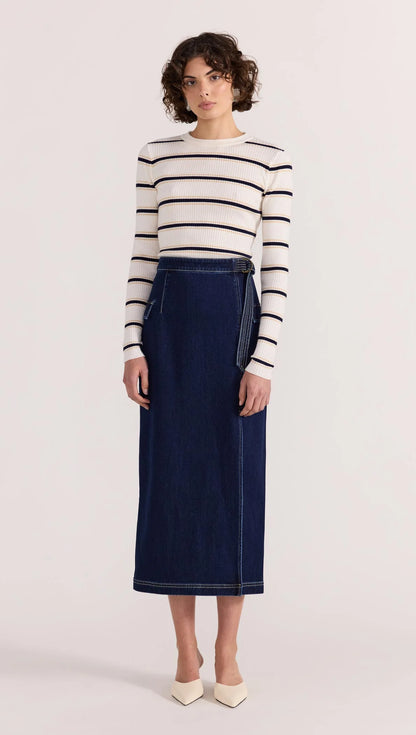 Staple the Label Lennox Denim Skirt