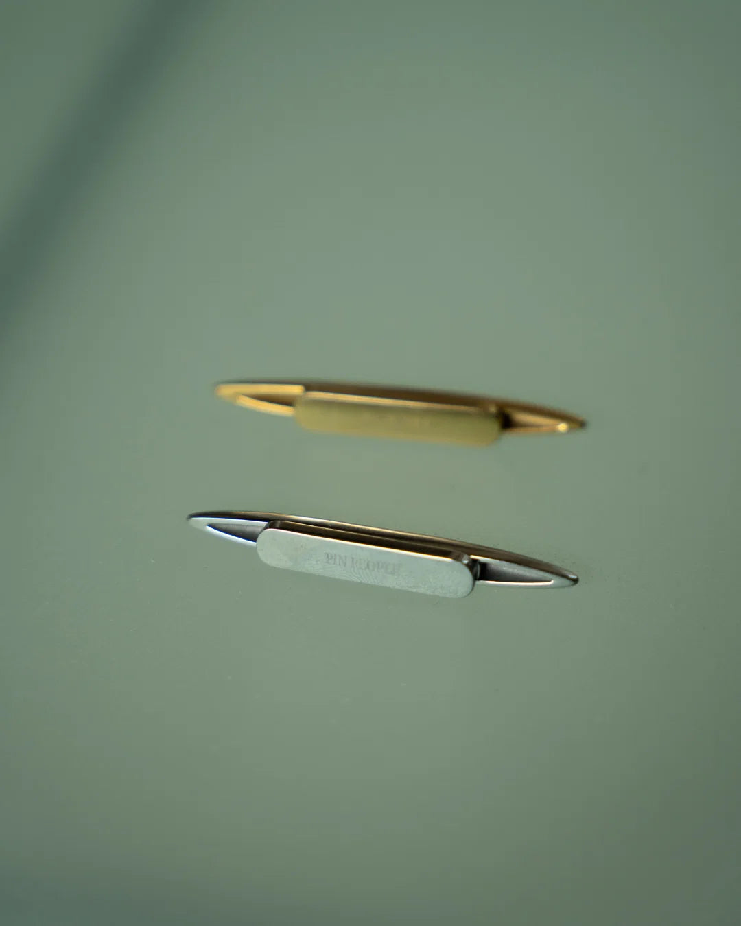 Linda Magnetic Brooch in Gold by Pin People