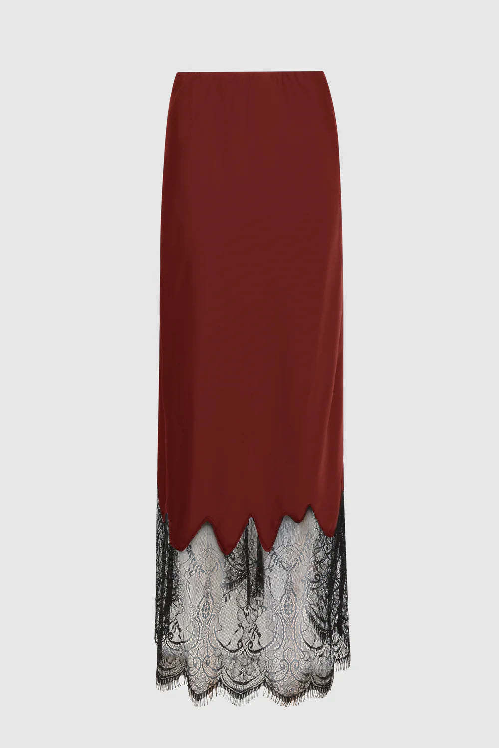 Luella Maxi Skirt in Merlot