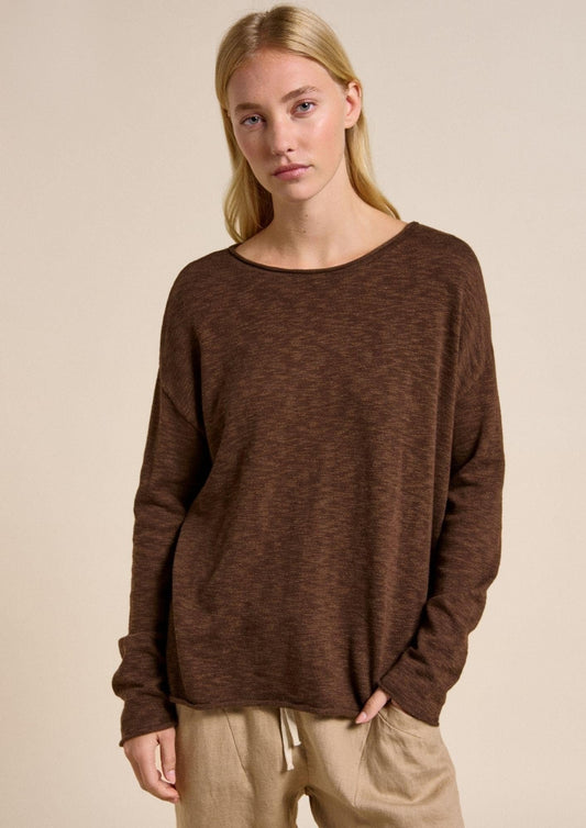 Nellie Top in Chocolate by Little Lies