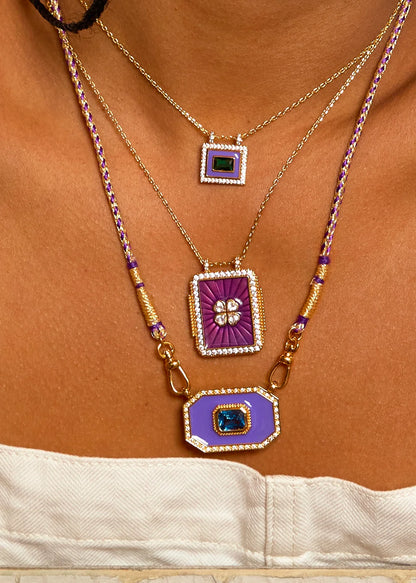 Purple Yucatan Necklace