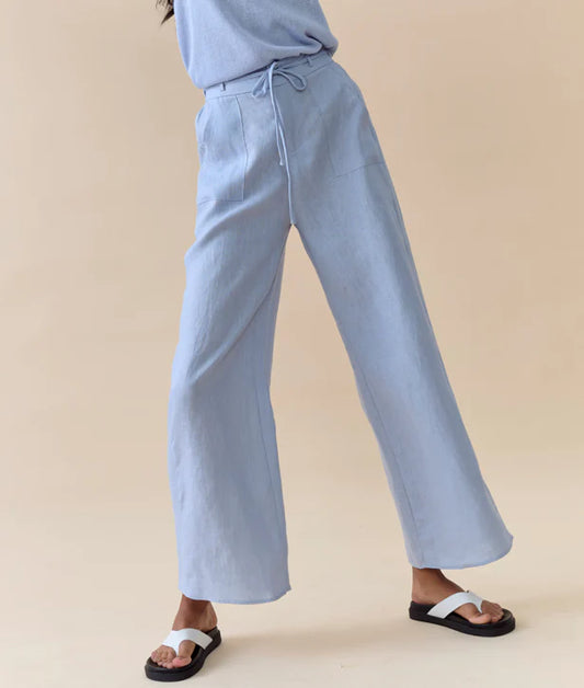 Little Lies Remy Pants in Blue