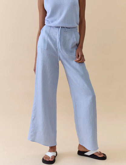 Little Lies Remy Pants in Blue