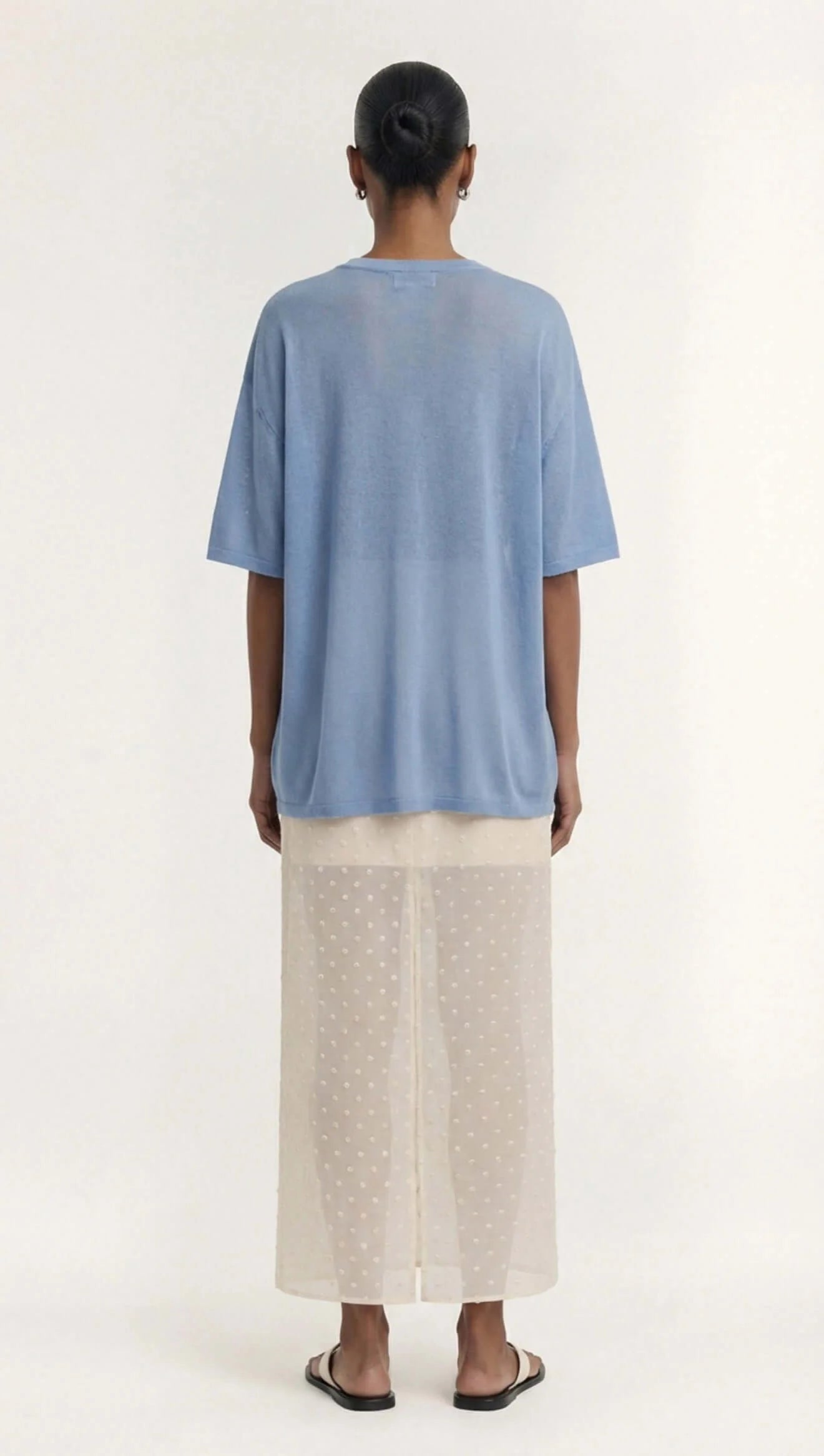 Orla Oversized Round Neck Oversized Knit Tee