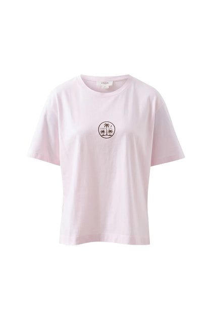 Ceres Life Stevie Slouchy Tee - Sun faded Tint Island Print