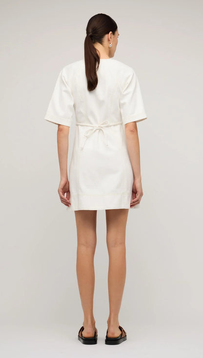 Staple the Label Zenith Denim Midi Dress with zip front