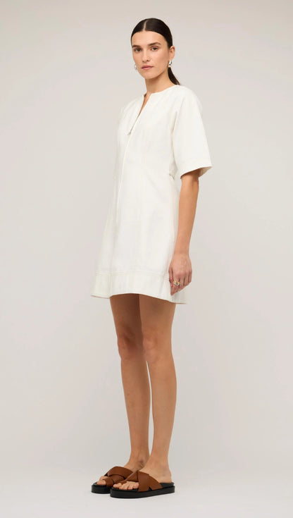 Staple the Label Zenith Denim Midi Dress with zip front