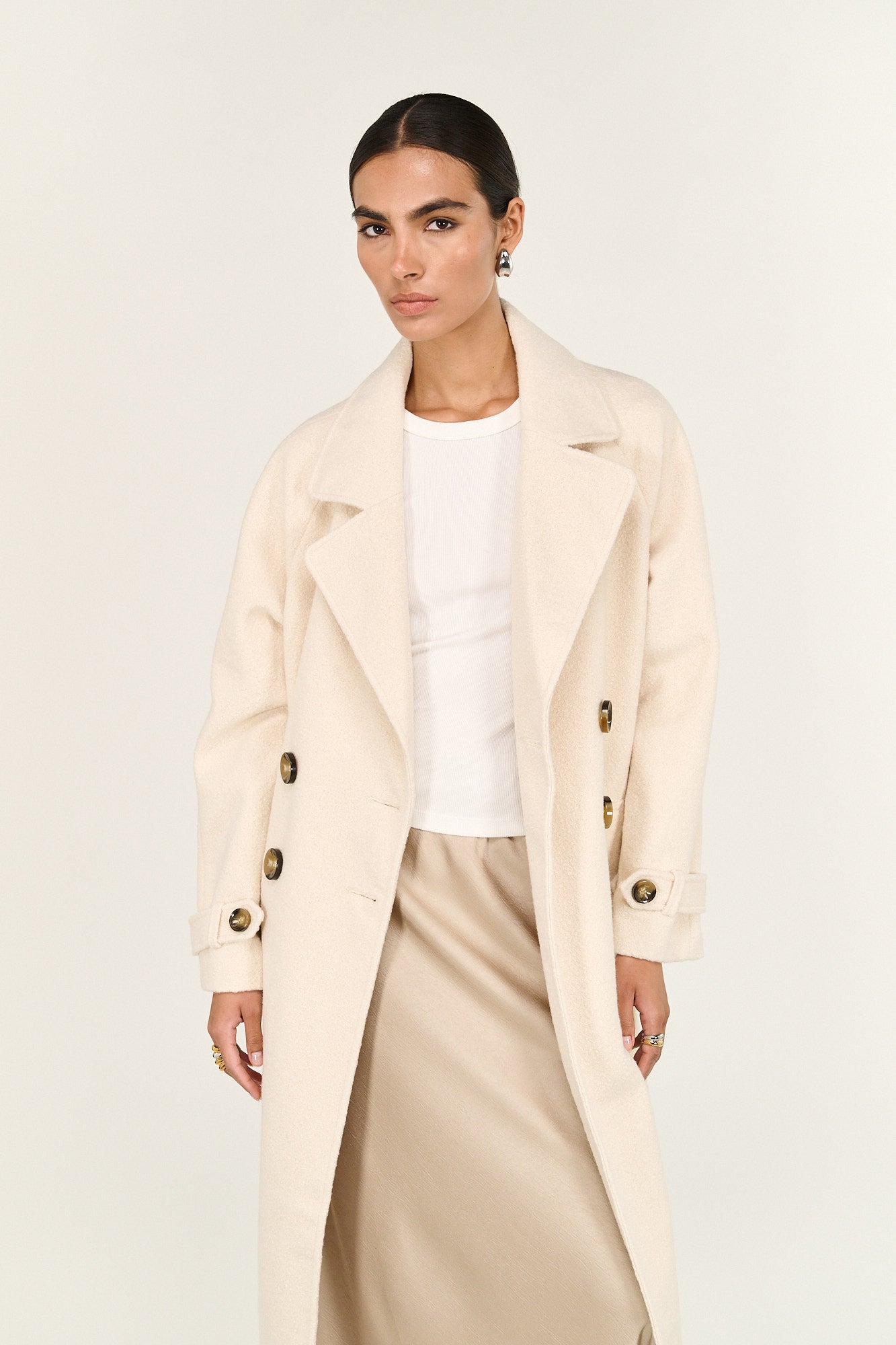 Haven Boucle Coat by Staple the Label