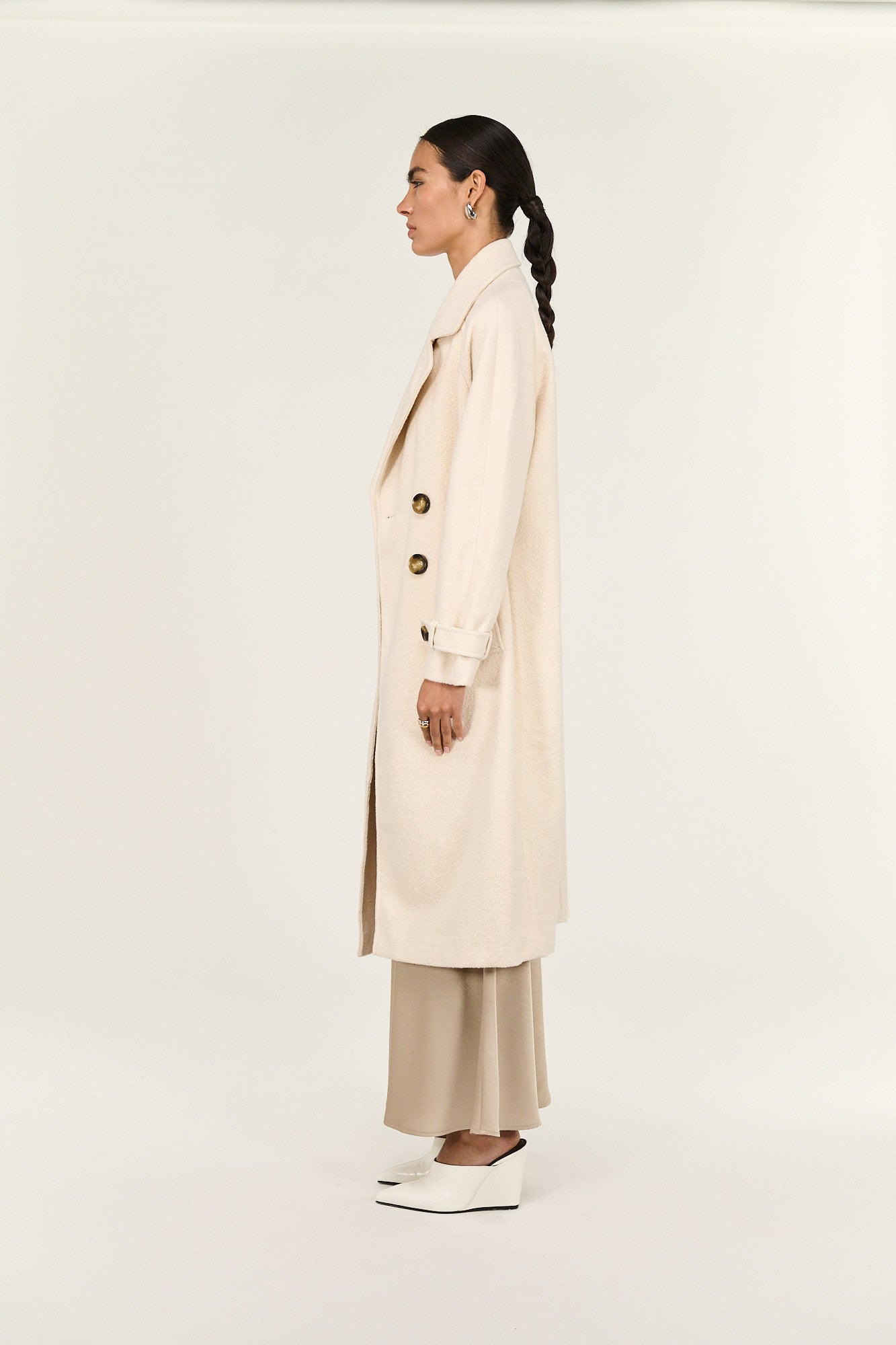 Haven Boucle Coat by Staple the Label