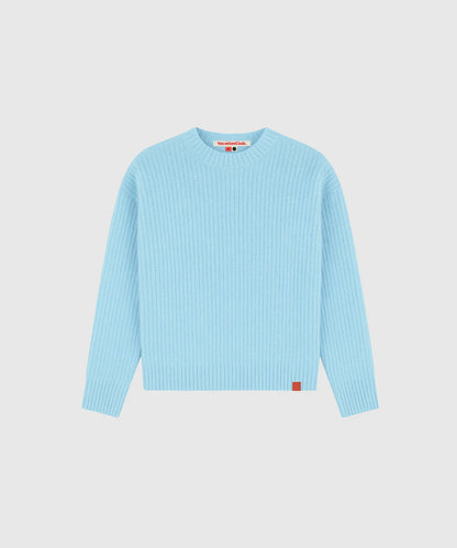 Vacation Club Fluffy Blue Knit