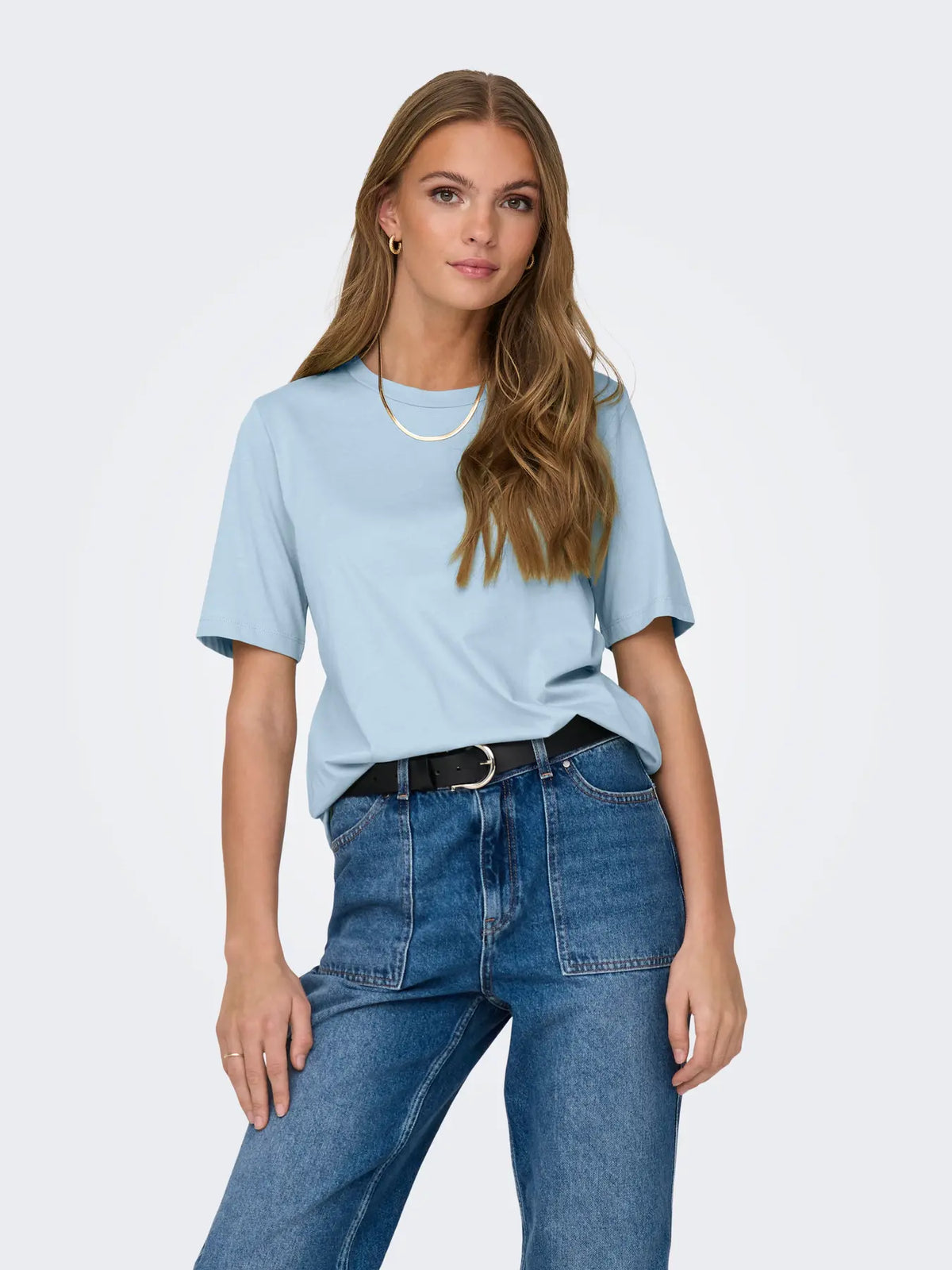 Only Tee in Cashmere Blue