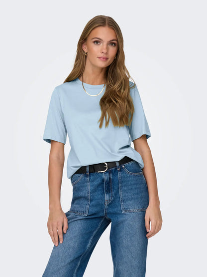 Only Tee in Cashmere Blue