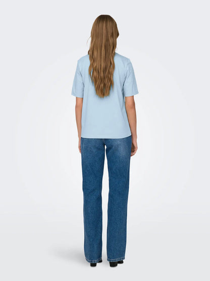 Only Tee in Cashmere Blue