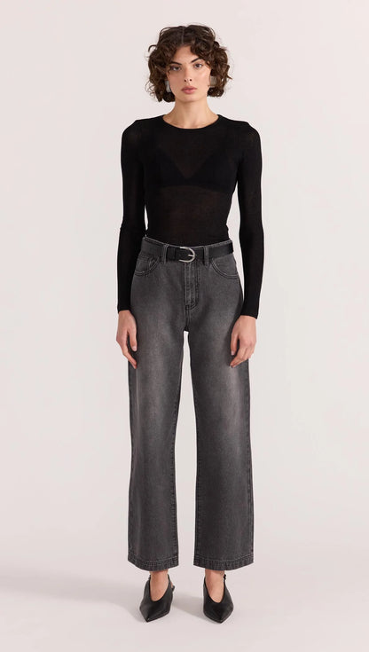 Staple the Label Asta Sheer Knit Top