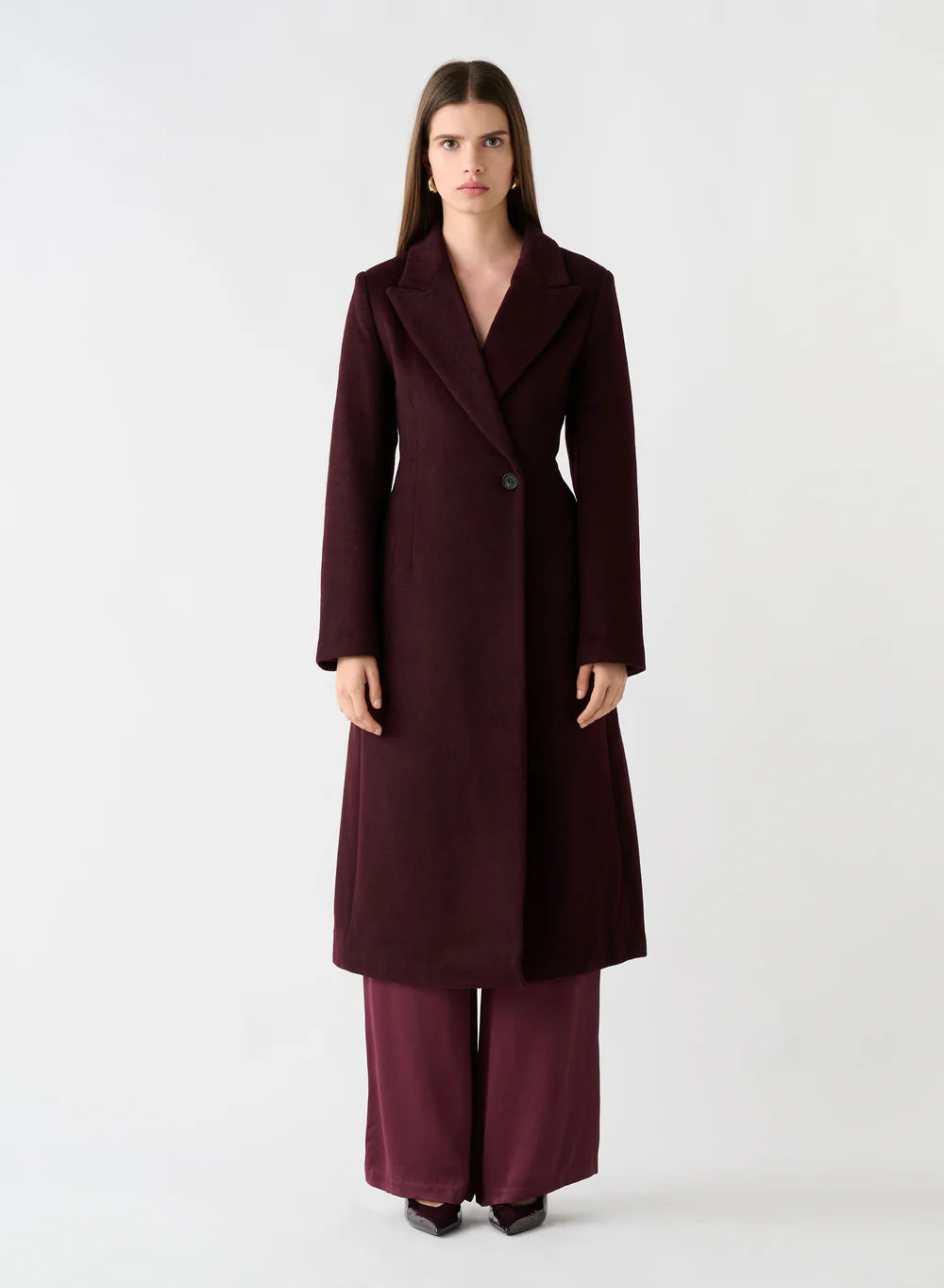Eternal Coat in Wine