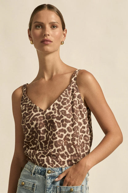 Zoe Kratzmann Memo Top in Ocelot