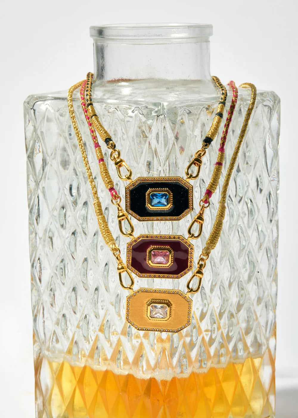 Black Shiny Yucatan Necklace