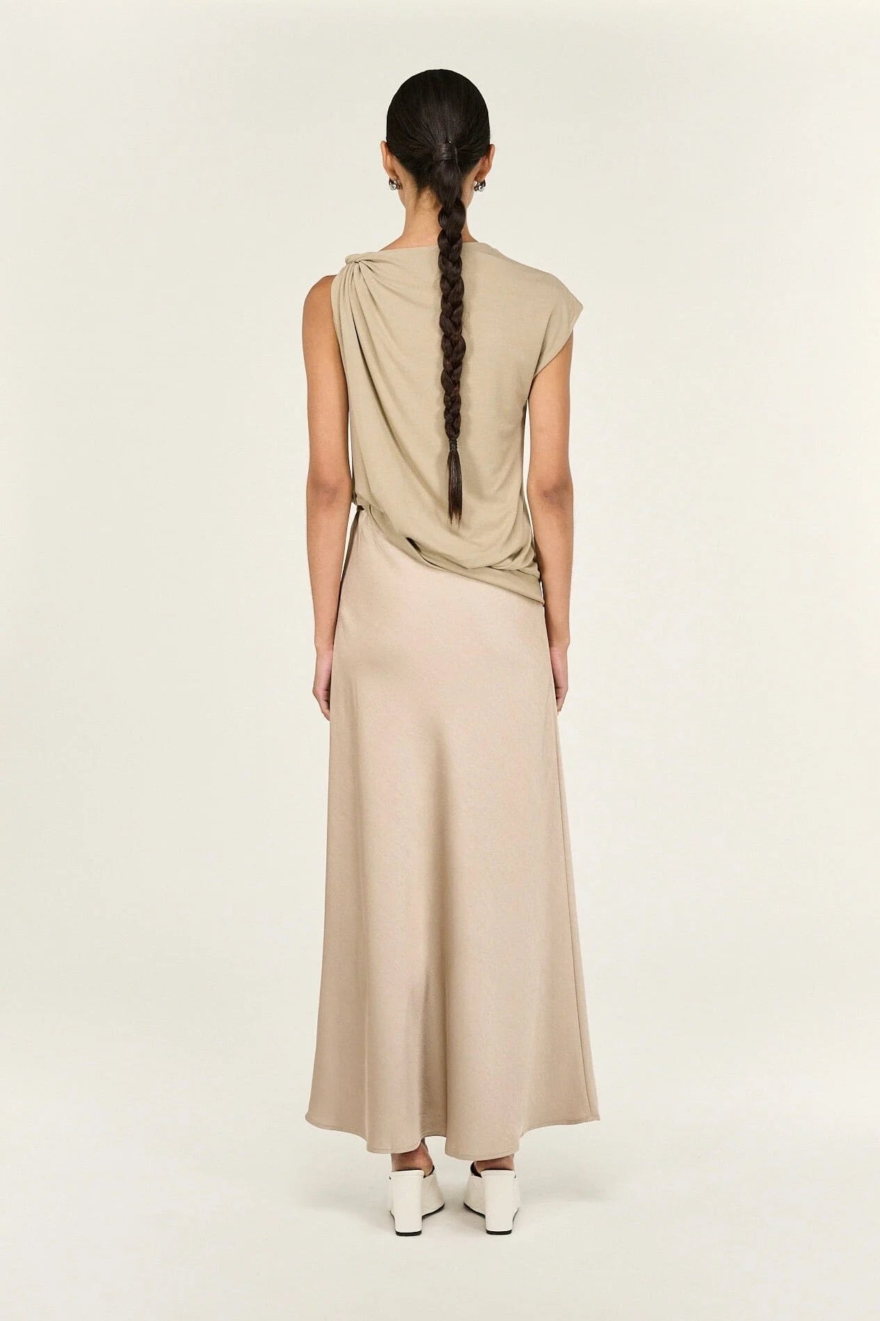 Dusk Bias Cut Maxi Skirt by Staple the Label