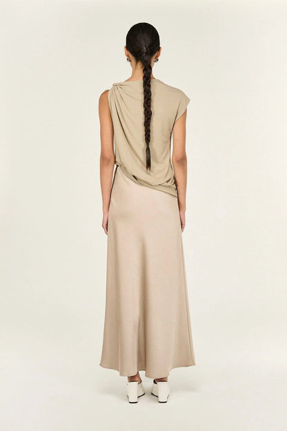 Dusk Bias Cut Maxi Skirt by Staple the Label