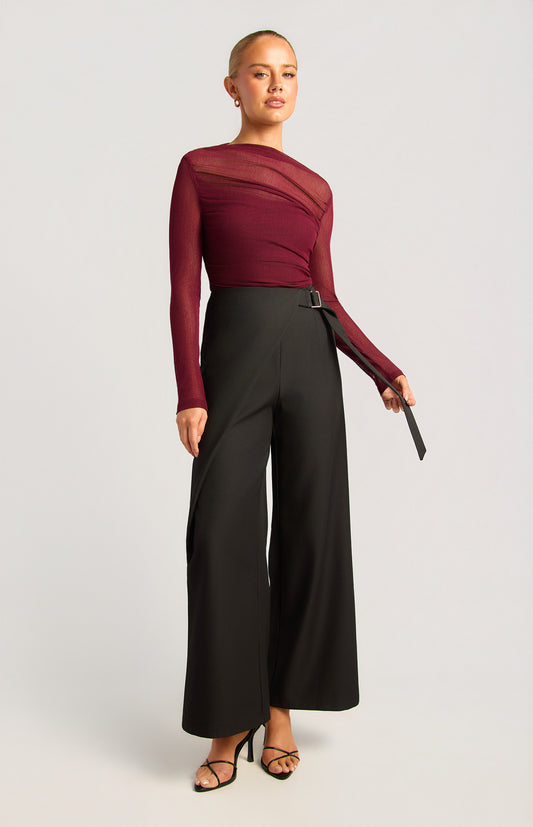 Wrap Tie Detail Pants